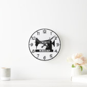 Horloge Ronde Éclosion ou craft workshop Wall Clock (Maison)