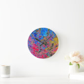Horloge Ronde Écran de peinture (Maison)