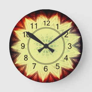 Horloge Ronde Écran de tournesol