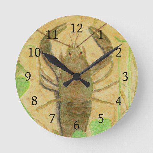Horloge Ronde Écrepoisson (Recto)