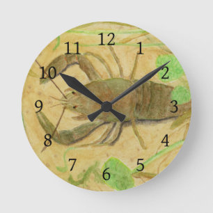 Horloge Ronde écrevisse