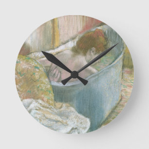 Horloge Ronde Edgar Degas Bath