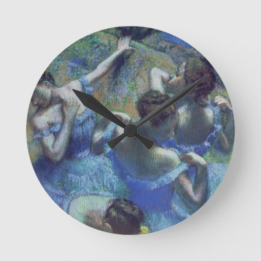 Horloge Ronde Edgar Degas | Blue Dancers, c.1899 (Recto)