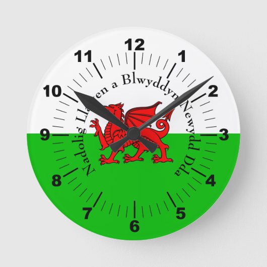 Horloge Ronde Edit Text (Recto)