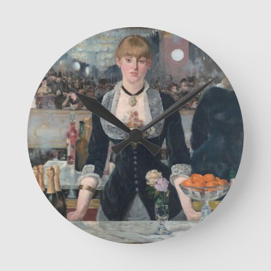 Horloge Ronde Edouard Manet's A Bar (Recto)