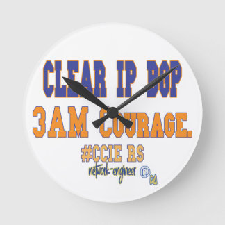 Horloge Ronde Effacer IP BGP - 3AM Courage