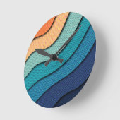 Horloge Ronde Effet coupe demi-ton (Angle)