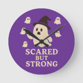 Horloge Ronde Effrayé, mais fort (Recto)