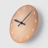 Horloge Ronde Egg shell (Angle)