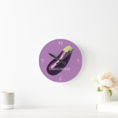 Horloge Ronde Eggplant Thunder_Cove (Maison)