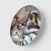 Horloge Ronde église saint (Angle)