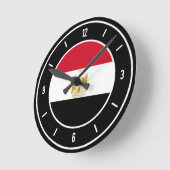Horloge Ronde Egypt Flag (Angle)
