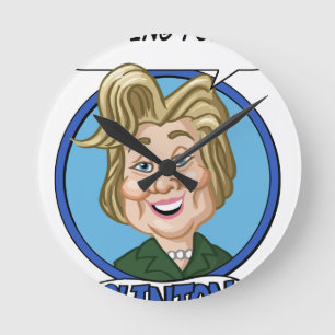 Horloge Ronde Election 2016 de Hilary Clinton
