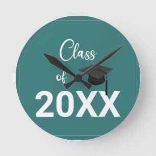 Horloge Ronde Élégant, contemporain, poli et personnalisable.