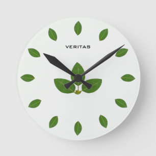 Horloge Ronde Elegant Green Bay