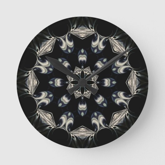 Horloge Ronde Elégant Mandala (Recto)