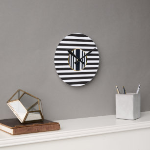 Horloge Ronde Élégant moderne sophistiqué