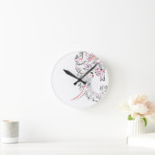 Horloge Ronde éléphant orné (Maison)