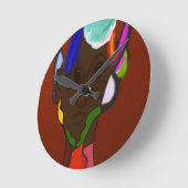 Horloge Ronde Elf Map Art (Angle)