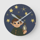 Horloge Ronde Elf Watcher Starry Night Acrylic Wall Clock (Recto)