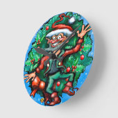 Horloge Ronde Elf Wreath (Angle)