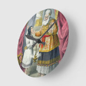 Horloge Ronde Eli Questioning Samuel Concernant la vision, de (Angle)