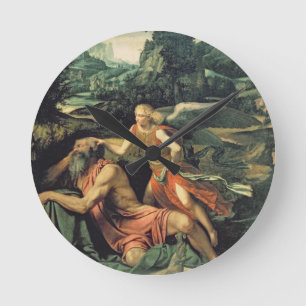 Horloge Ronde Elijah Visited by à Angel, c.1534