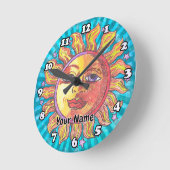 Horloge Ronde Elle Sun (Angle)