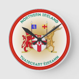 Horloge Ronde Emblème du patrimoine de l'Irlande du Nord