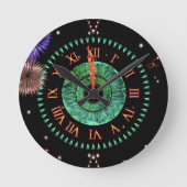 Horloge Ronde Emerald Midnight Clock (Recto)
