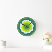 Horloge Ronde Emerald Whirl (Maison)
