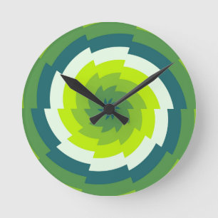 Horloge Ronde Emerald Whirl