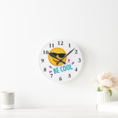 Horloge Ronde Emoji Be Cool (Maison)