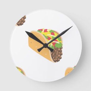 Horloge Ronde emoji taco