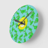 Horloge Ronde émoticône (Angle)