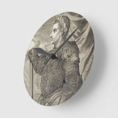 Horloge Ronde Empereur de D. Claudius César de Rome de l'ANNONCE (Angle)