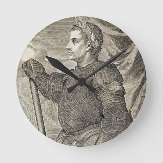 Horloge Ronde Empereur de D. Claudius César de Rome de l'ANNONCE (Recto)