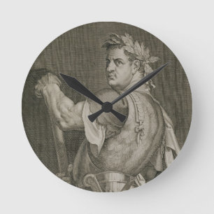 Horloge Ronde Empereur de D. Titus Vespasian d'engrav d'ANNONCE