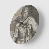 Horloge Ronde Empereur de Nero Claudius César de l'ANNONCE de (Angle)
