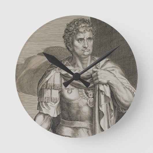 Horloge Ronde Empereur de Nero Claudius César de l'ANNONCE de (Recto)