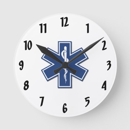 Horloge Ronde EMS Star of life (Recto)