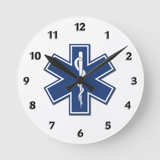 Horloge Ronde EMS Star of life (Recto)