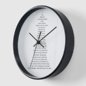 Horloge ronde en acrylique de 10,75 po - Phare (Angle)