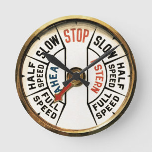 Horloge Ronde En avant, vers l'arrière