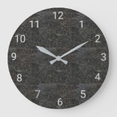 Horloge ronde en granit (Recto)