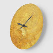 Horloge ronde en pierre rocheuse (Angle)