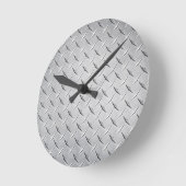 Horloge ronde en plaque de diamant (Angle)