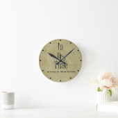 Horloge Ronde En son temps Bible Verse (Maison)