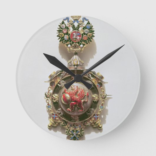 Horloge Ronde Enamelled medallion depicting the coat of arms of (Recto)