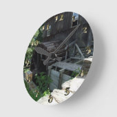 Horloge Ronde Énergie alternative - Grist Mill Power (Angle)